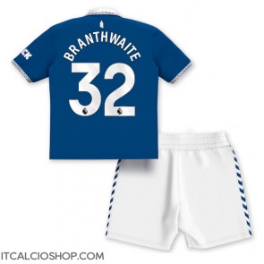 Everton Jarrad Branthwaite #32 Prima Maglia Bambino 2023-24 Manica Corta (+ Pantaloni corti)